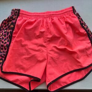 PINK VIctoria Secret Hot pink and black leopard Active Shorts XS EUC